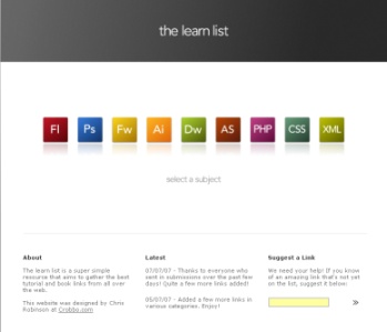 The learn list