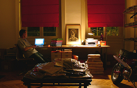 Patrice dans le bureau où tout a commencé